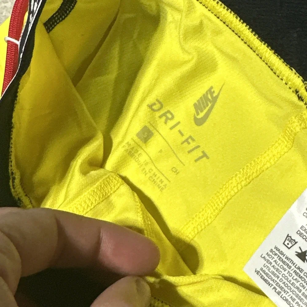 Men's Nike Pro Off-White Tights Opti Yellow Size Small CN5532-731 NWT $160 - Picture 5 of 14